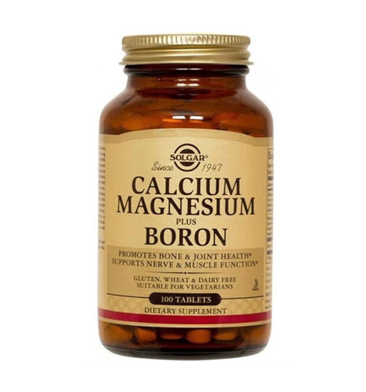 Solgar Calcium Magnesium Plus Boron 100 Tablet | ECZARAFI | SAĞLIK